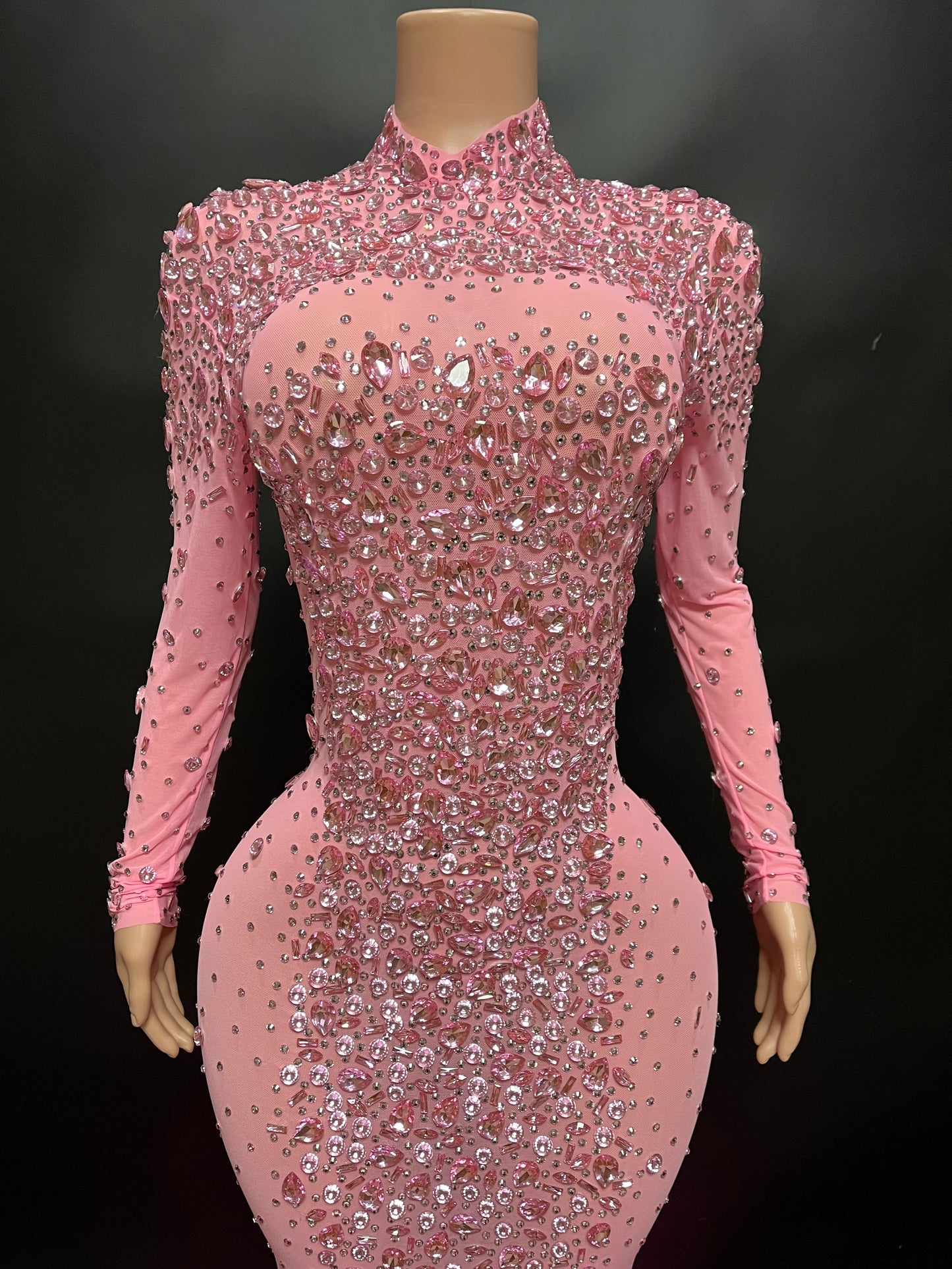 DIAMOND MONROE GOWN(Pink)