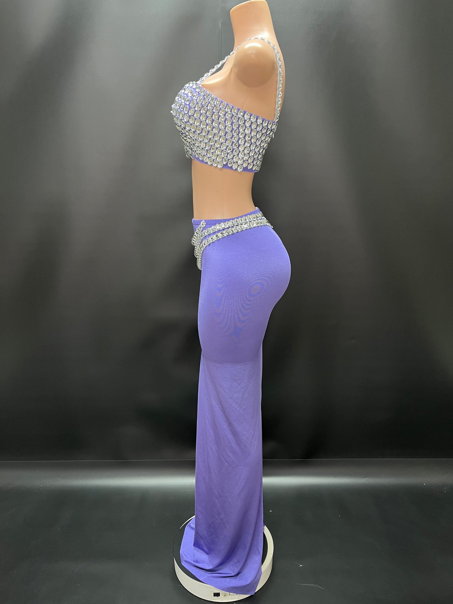 Bohemian Diamond Queen( Skirt Set) (Purple)