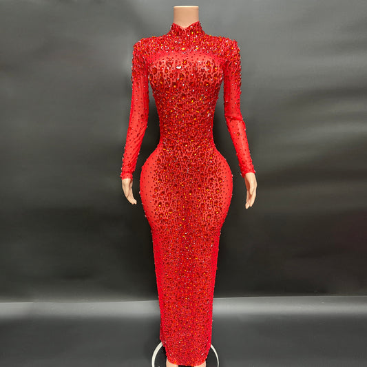 Certified Gem Dress(Red)