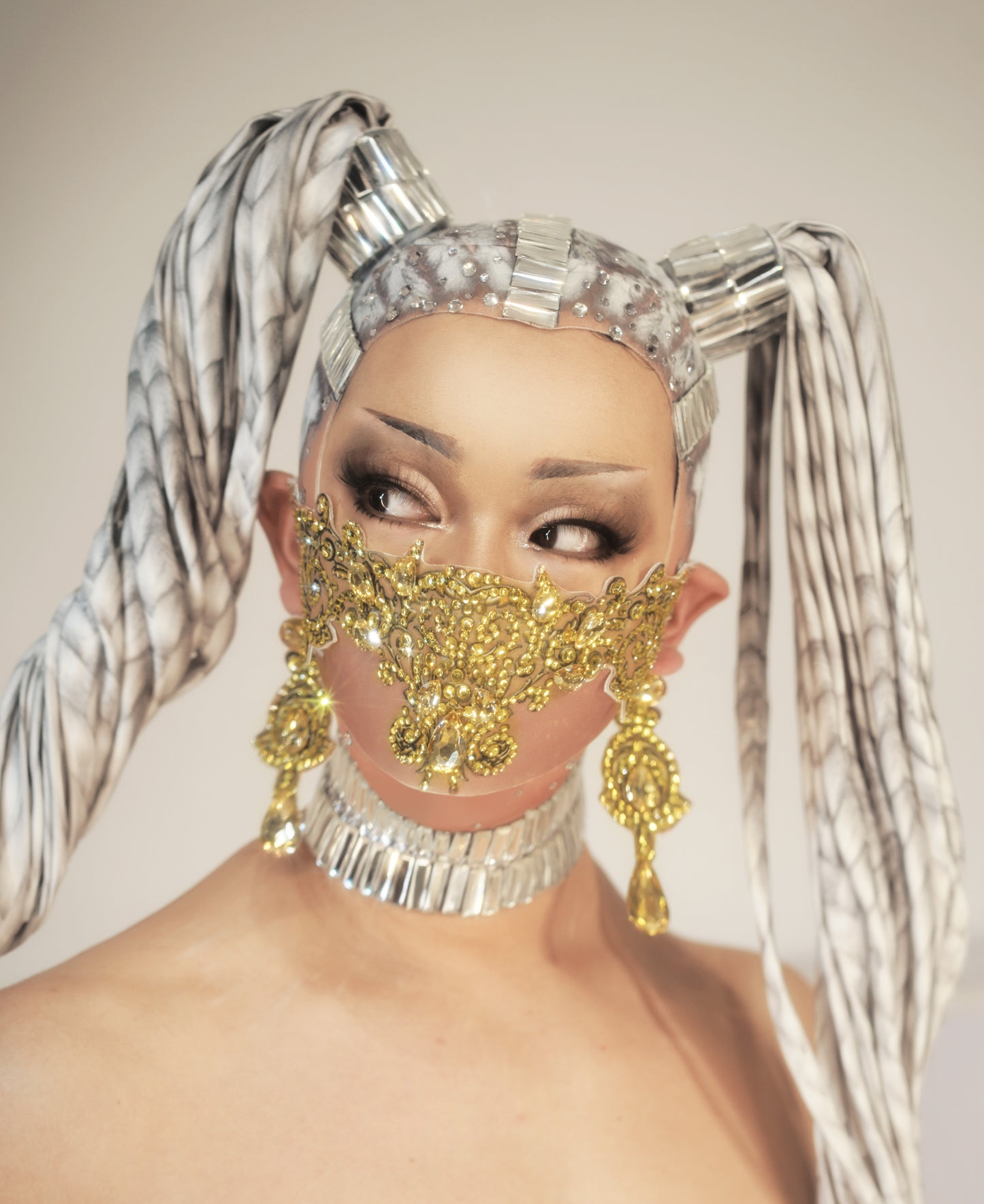 Mistic Goddess Party Face Mask Design 10