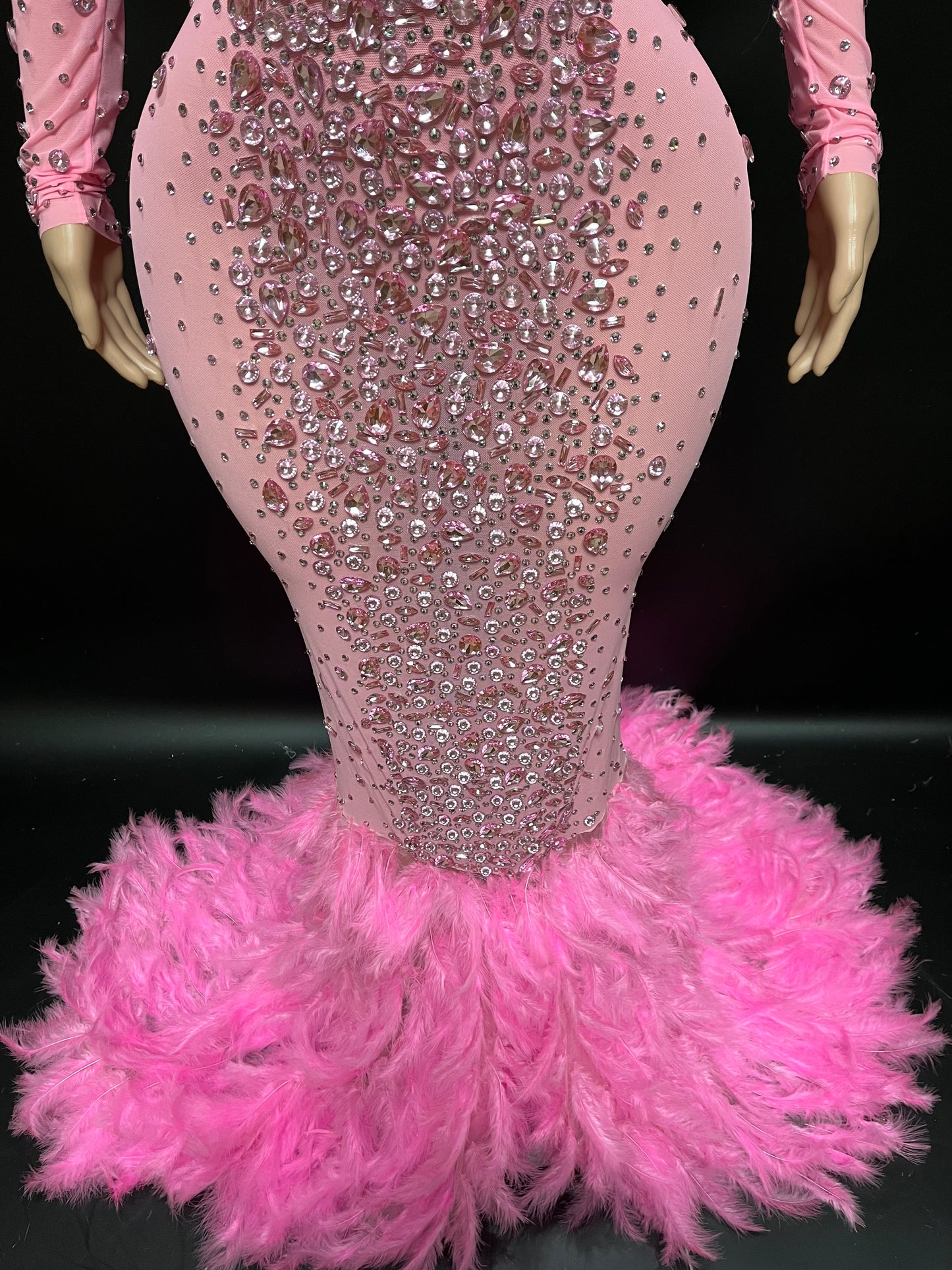 DIAMOND MONROE GOWN(Pink)