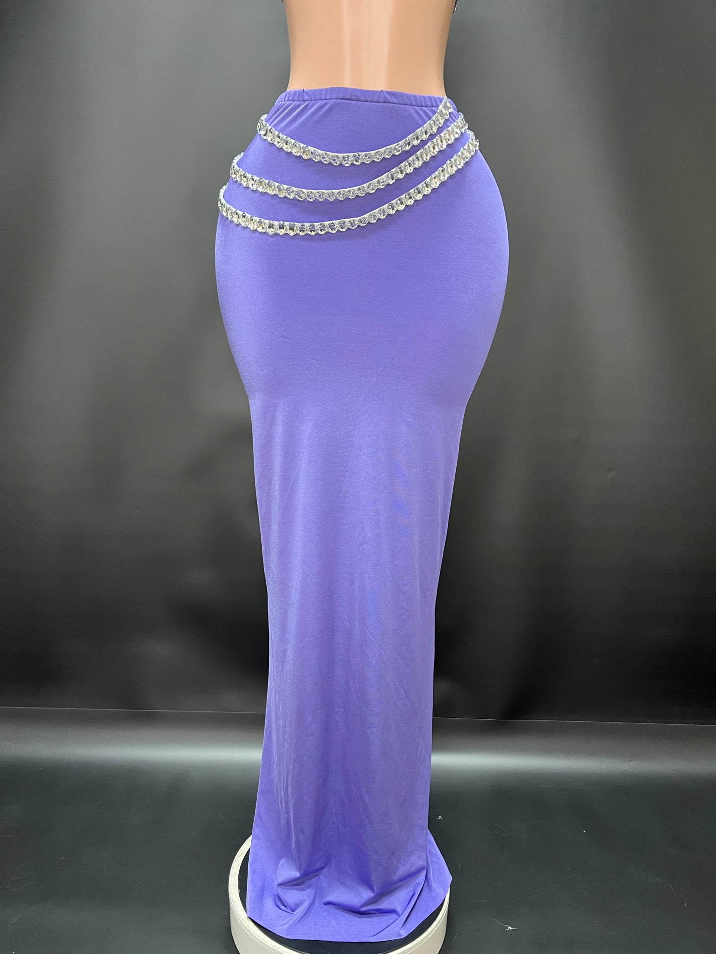 Bohemian Diamond Queen( Skirt Set) (Purple)