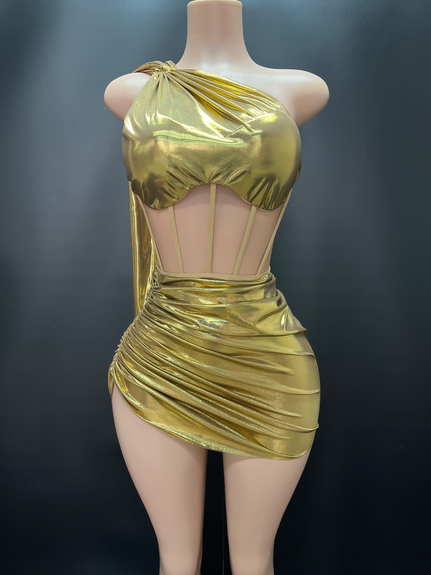 BILLIE GLAM DRESS(Gold)