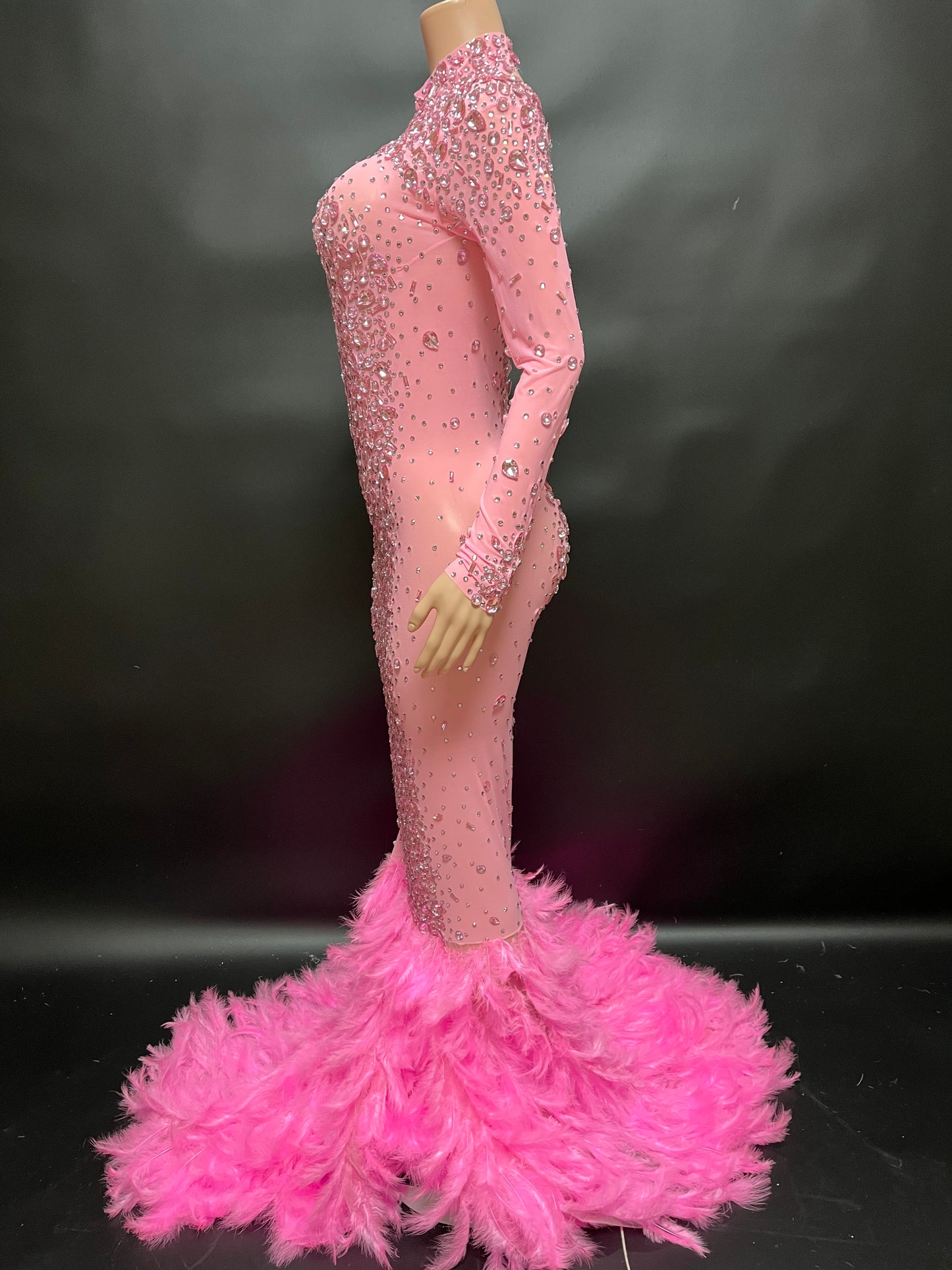 DIAMOND MONROE GOWN(Pink)