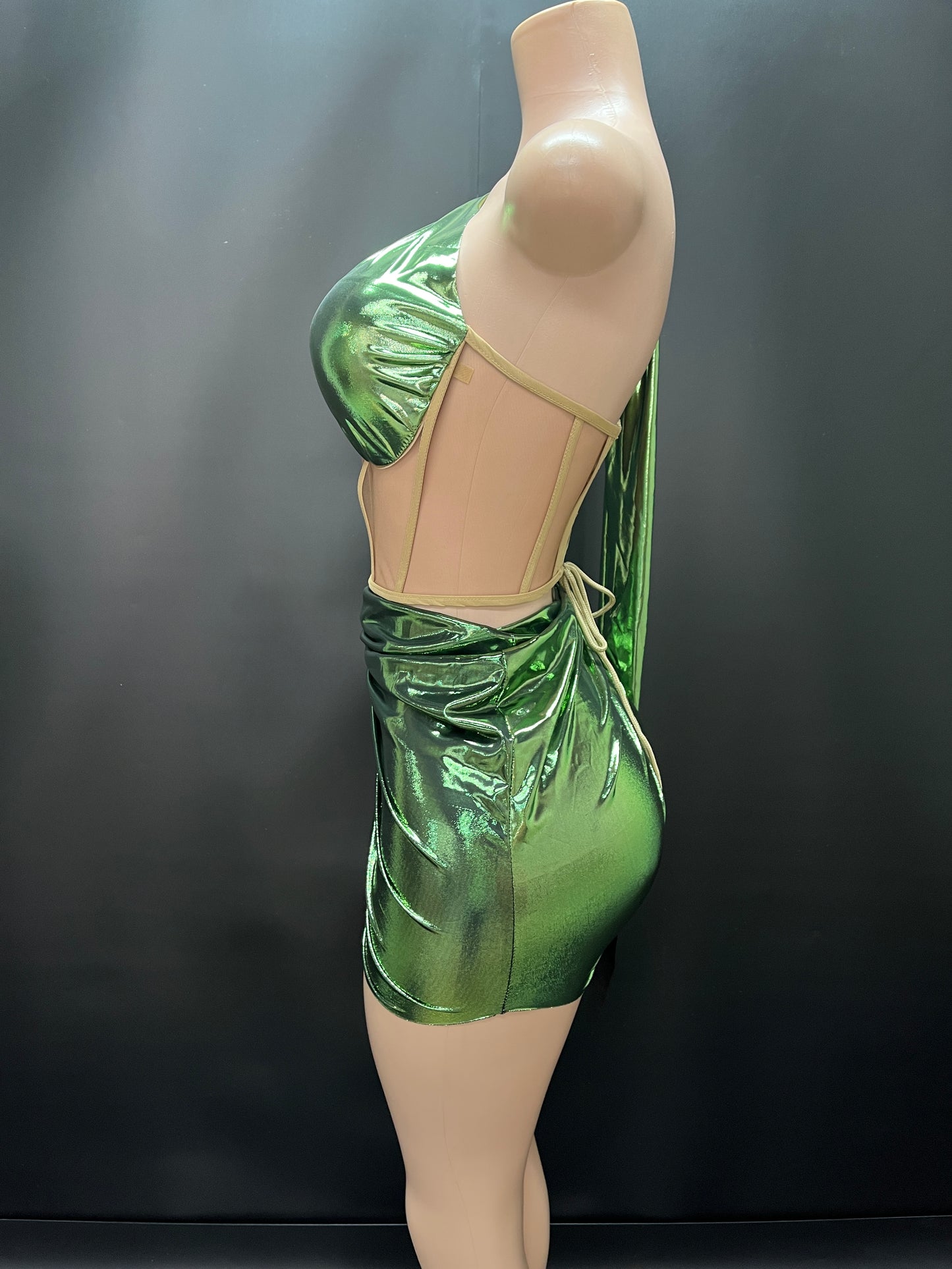 BILLIE GLAM DRESS(Green)