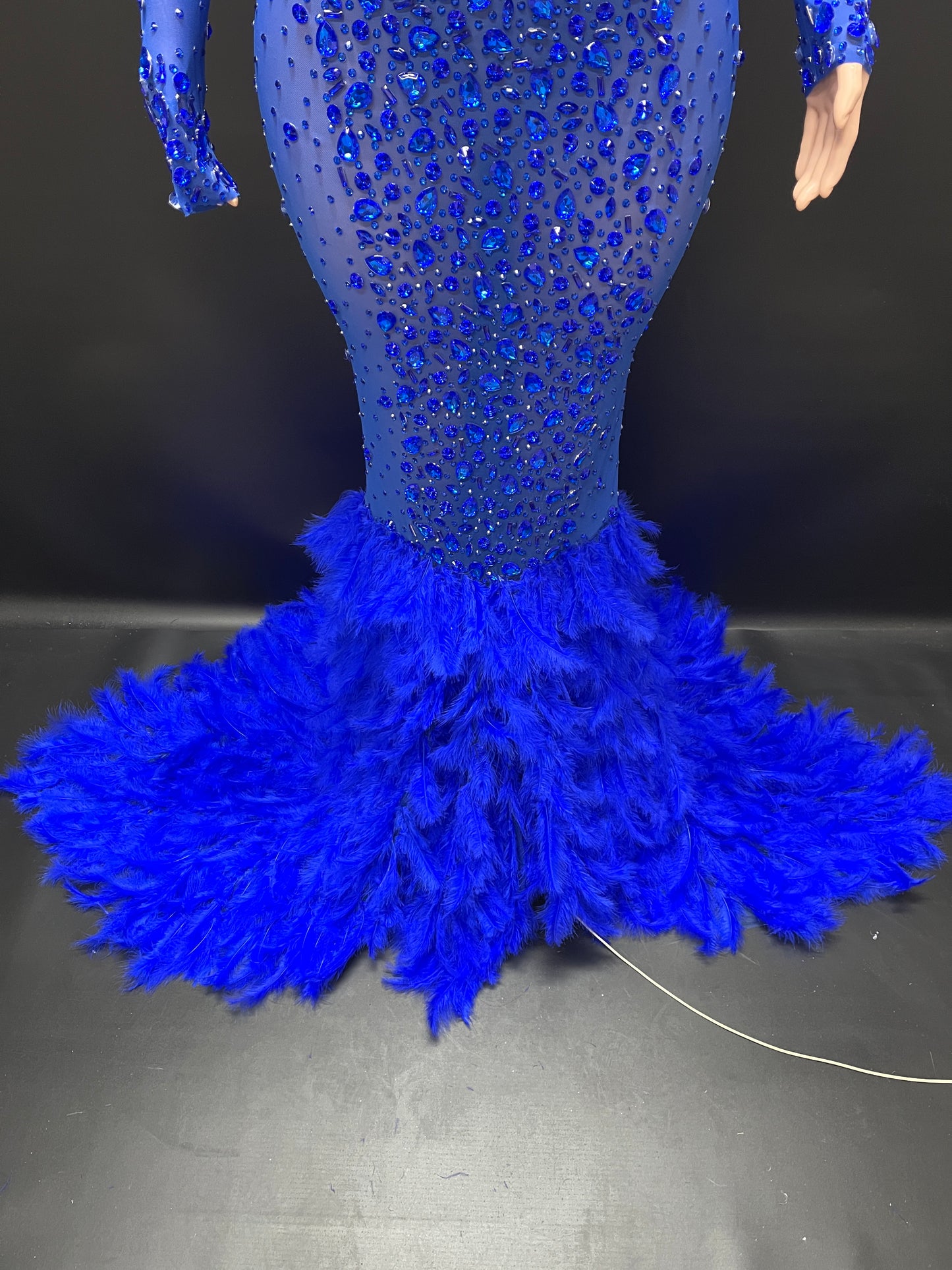 DIAMOND MONROE GOWN(Royal Blue)