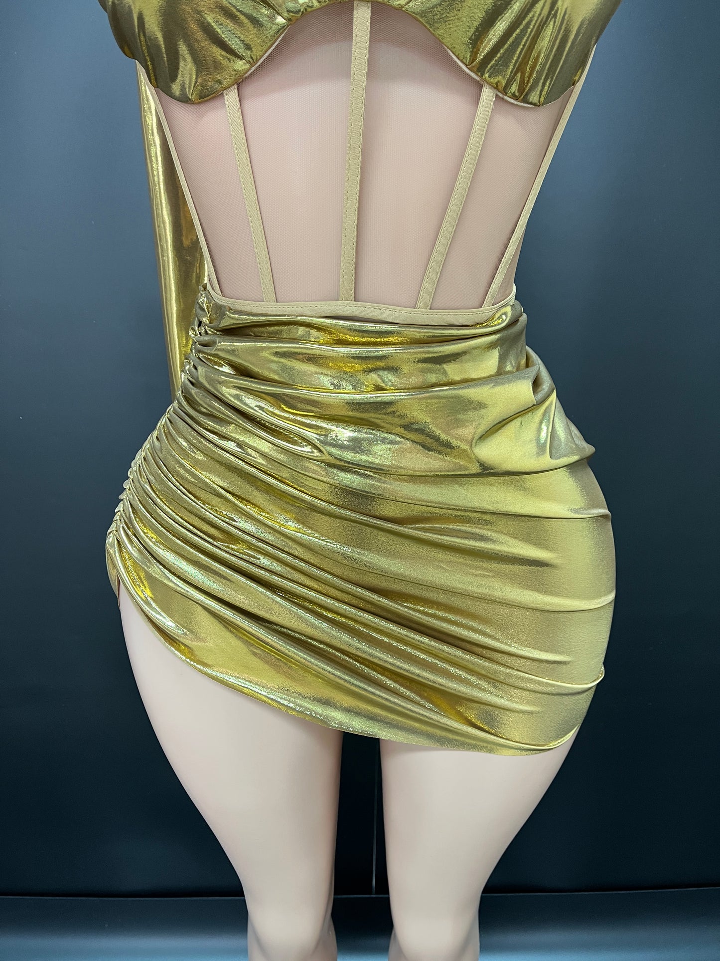 BILLIE GLAM DRESS(Gold)