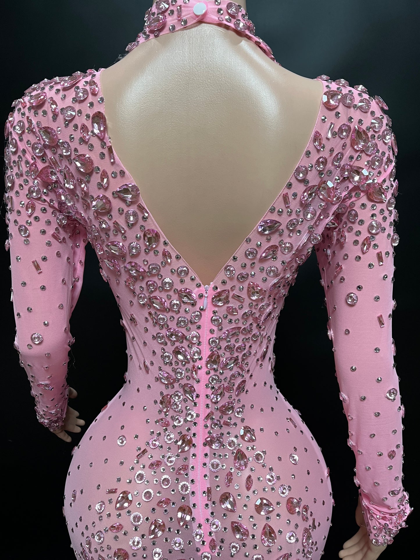 DIAMOND MONROE GOWN(Pink)