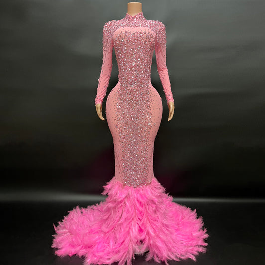 DIAMOND MONROE GOWN(Pink)