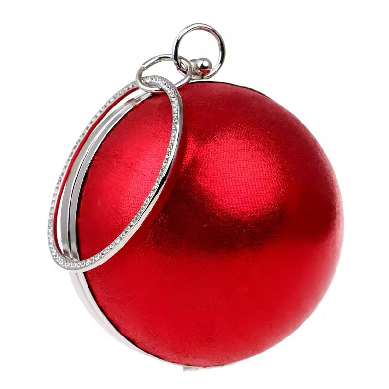 ORNAMENT BALL CLUTCH PURSE BAGS