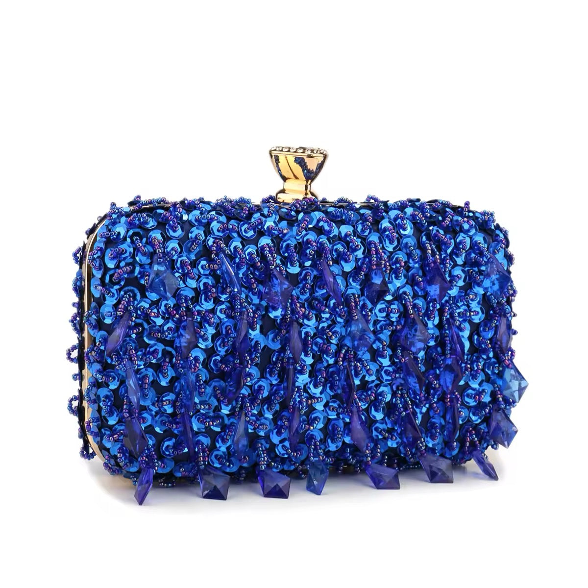 DRIP DIAMOND TASSEL CLUTCH PURSES