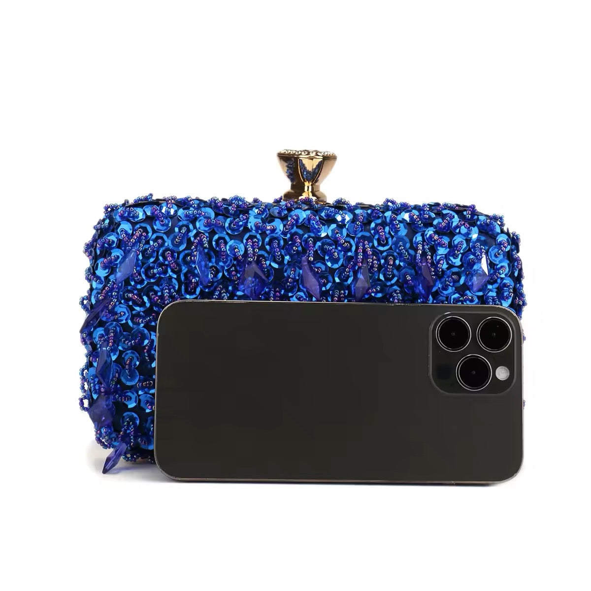 DRIP DIAMOND TASSEL CLUTCH PURSES