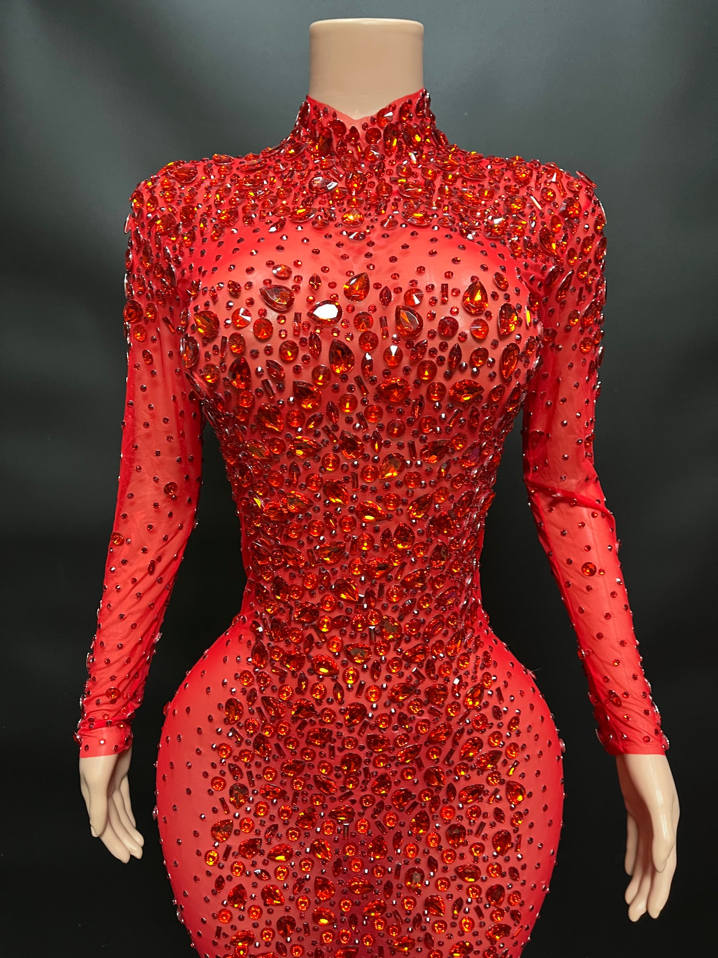 Certified Gem Dress(Red)