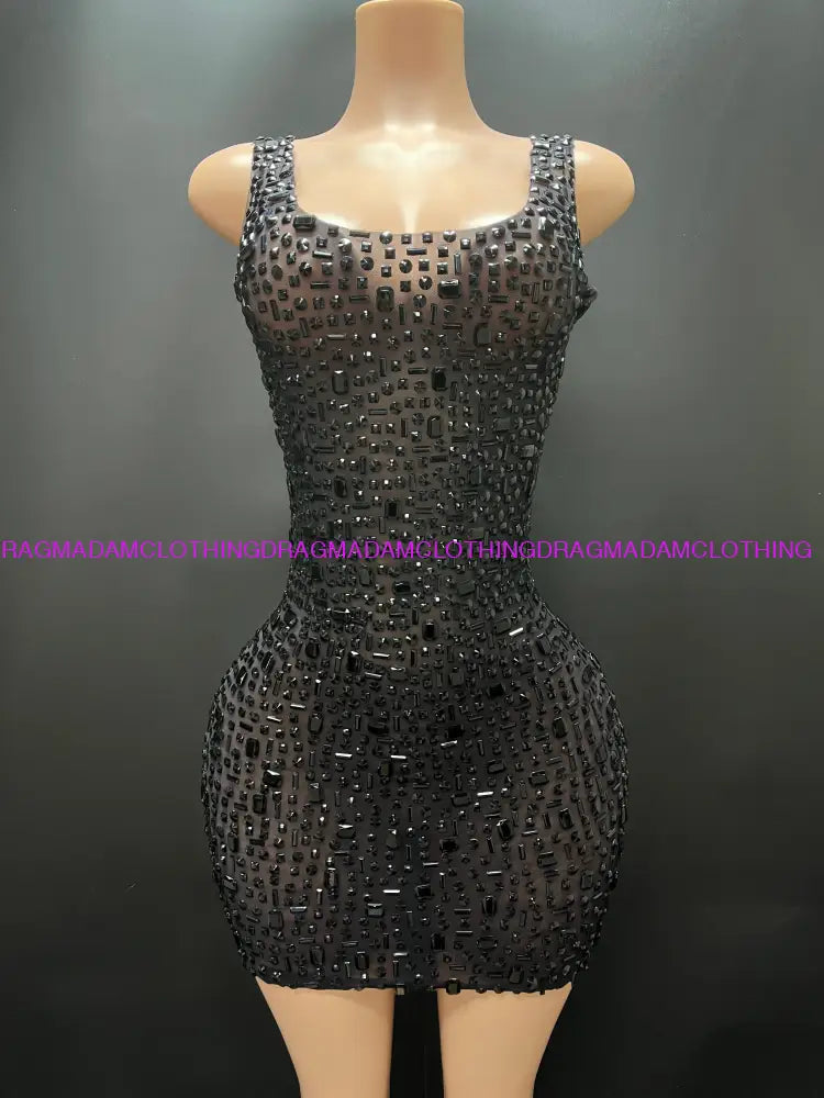 Ashanti(Black) S Mini Dress