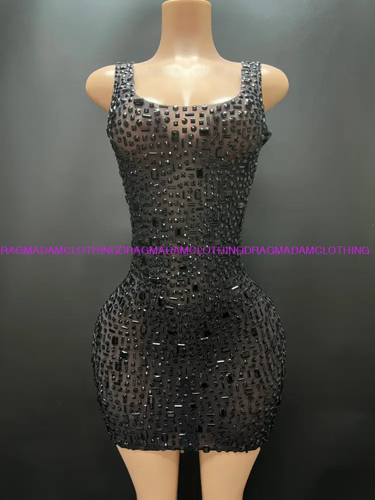 Ashanti(Black) S Mini Dress