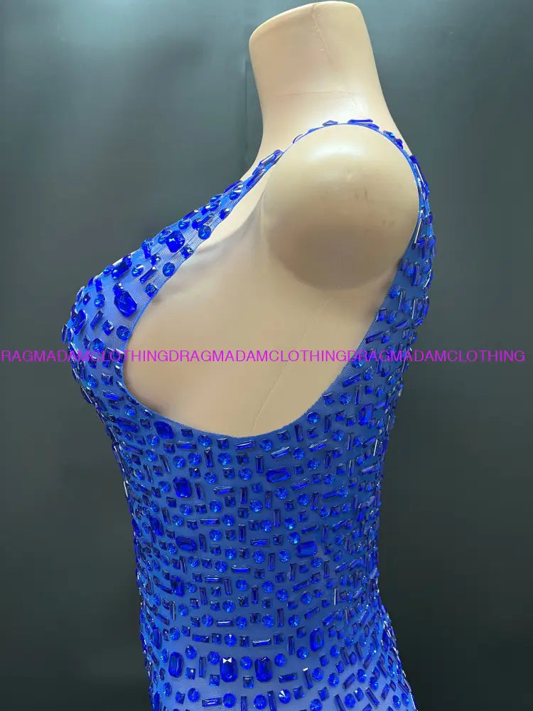 Ashanti(Blue) Mini Dress