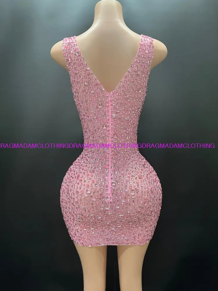 Ashanti(Pink) Mini Dress