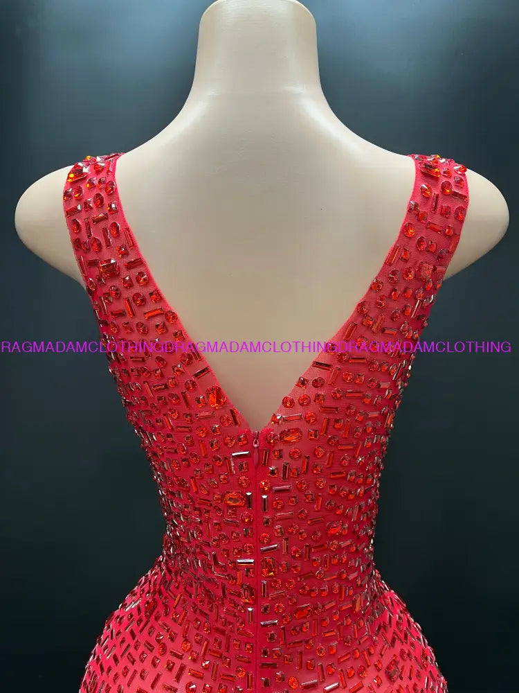 Ashanti(Red) Mini Dress