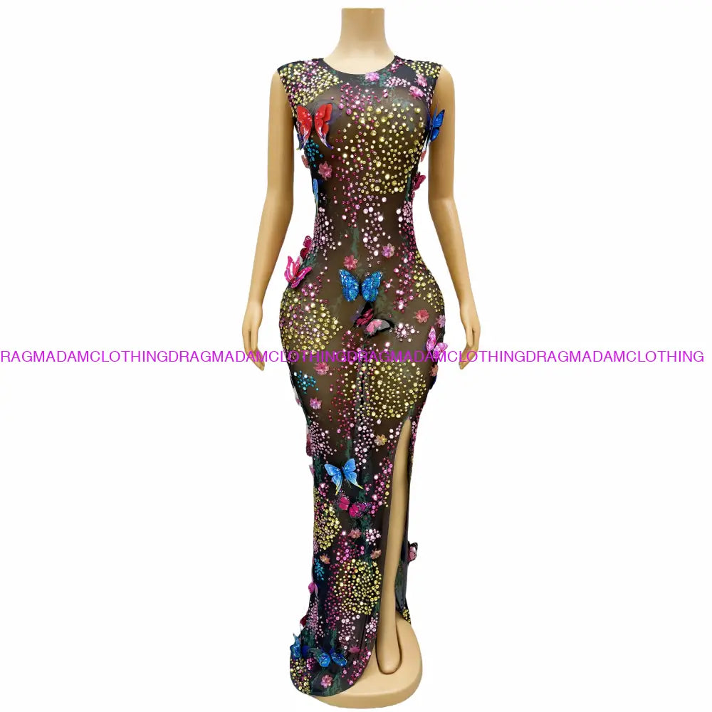 Butterfly Mariah L Maxi Dress