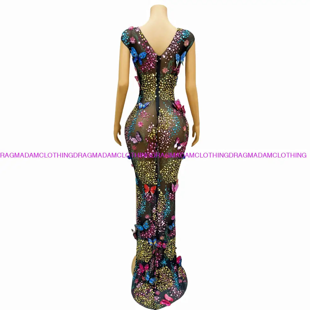 Butterfly Mariah Maxi Dress