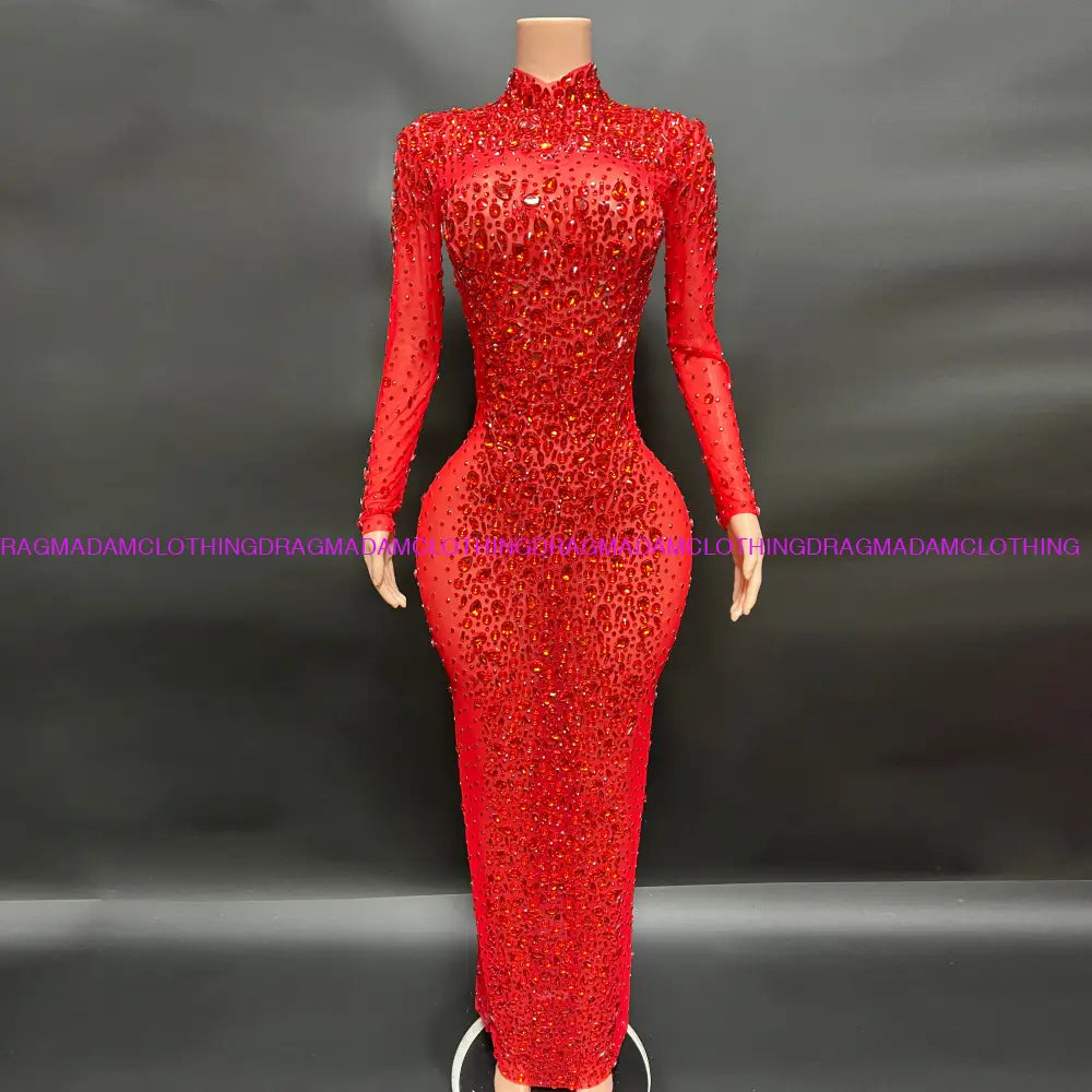 Certified Gem Dress(Red) L Party Dress