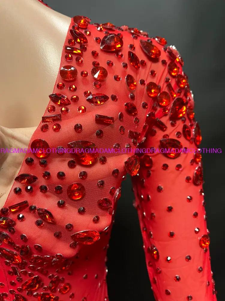 Certified Gem Dress(Red) Party Dress