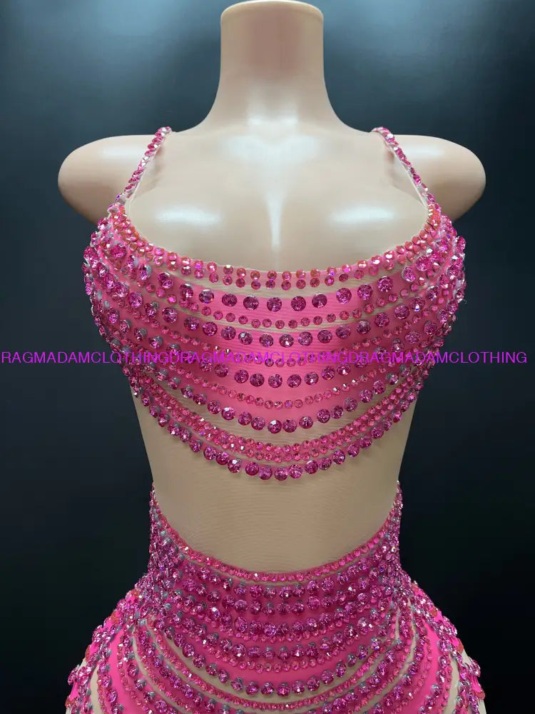 Chisoma(Pink) Mini Dress