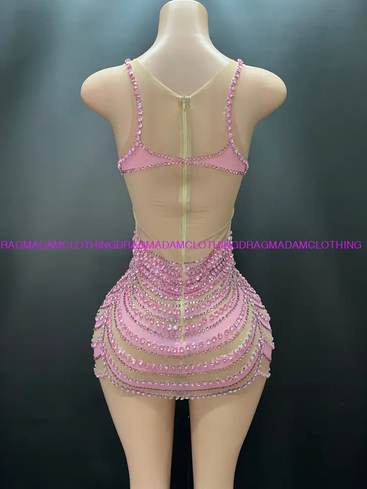 Chisoma(Pink) Mini Dress