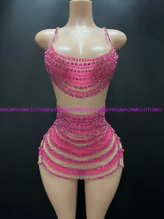 Chisoma(Pink) S Mini Dress