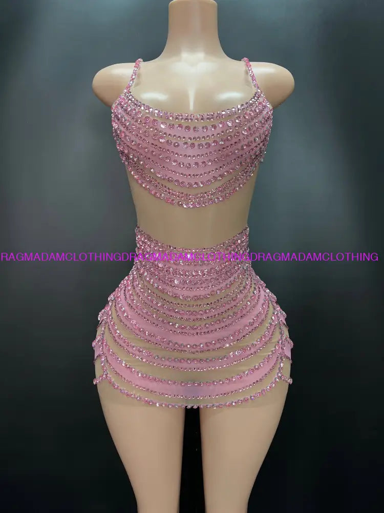 Chisoma(Pink) S Mini Dress