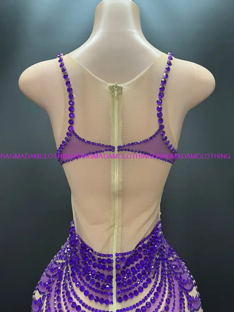 Chisoma(Purple) Mini Dress