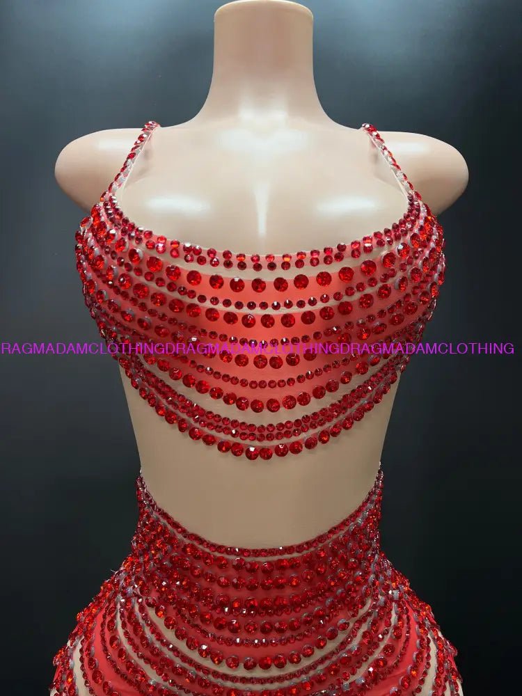 Chisoma(Red) Mini Dress