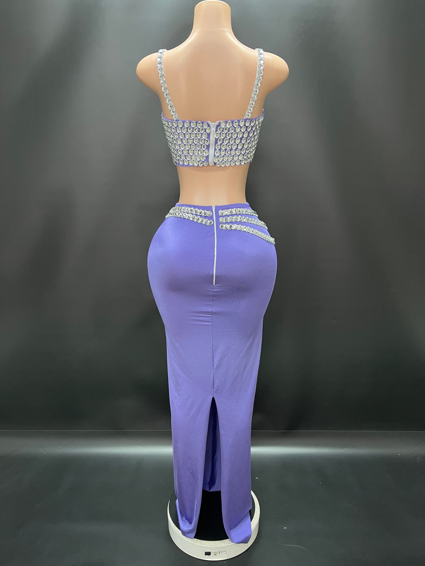 Bohemian Diamond Queen( Skirt Set) (Purple)