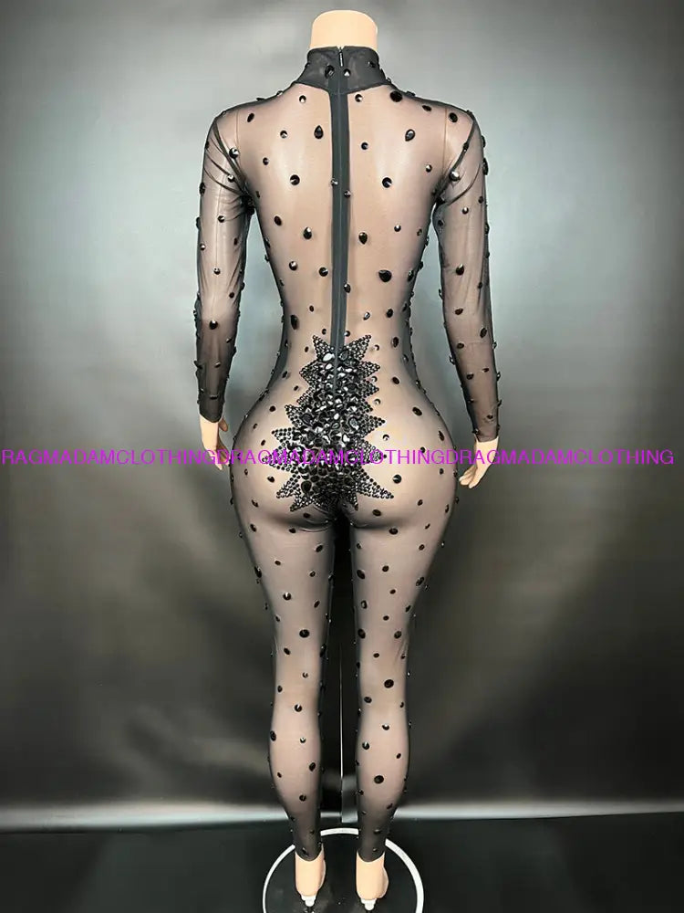 Diamond Empress(Black) Jumpsuits/Bodysuits