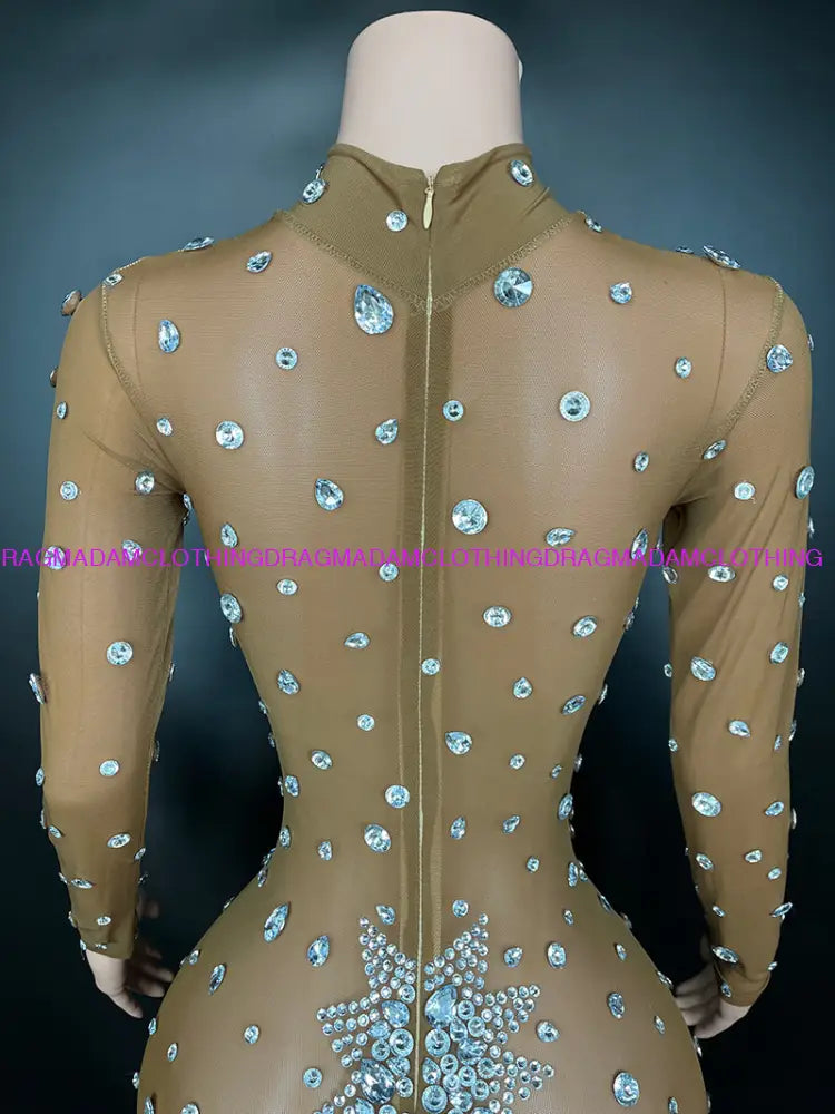 Diamond Empress(Nude) Jumpsuits/Bodysuits