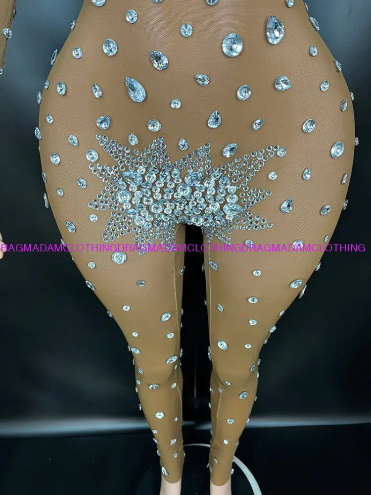 Diamond Empress(Nude) Jumpsuits/Bodysuits