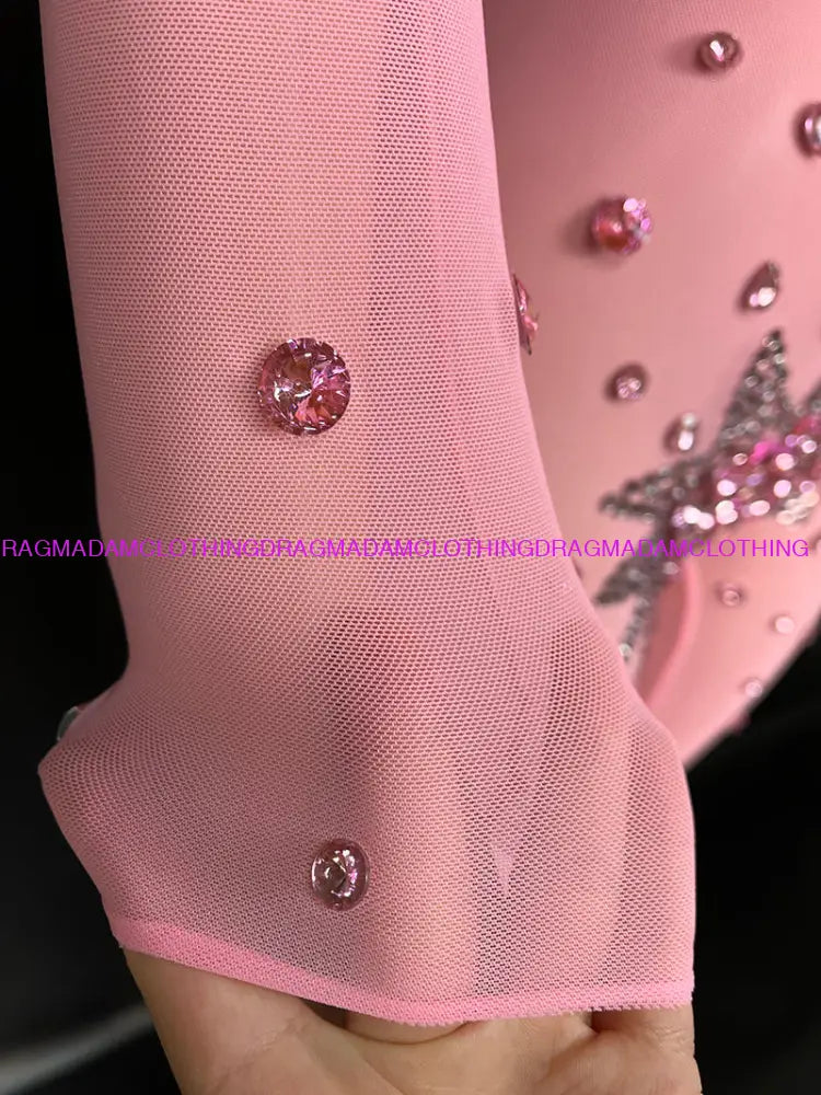 Diamond Empress(Pink) Jumpsuits/Bodysuits