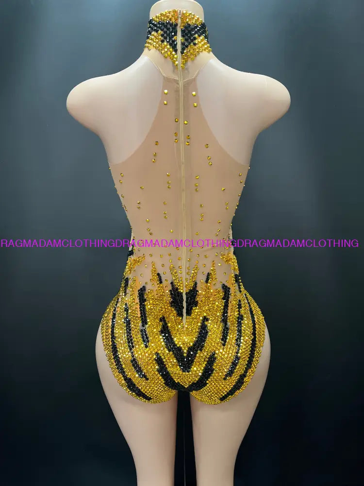 Diamond Espresso(Gold) One Pieces/Leotards