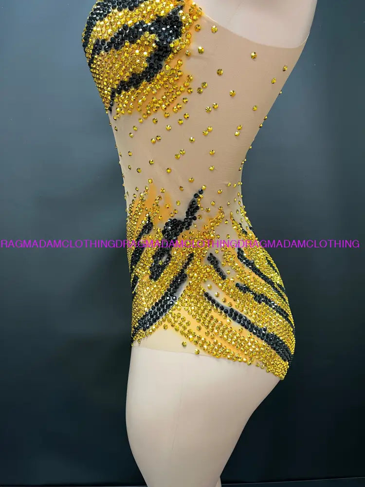 Diamond Espresso(Gold) One Pieces/Leotards