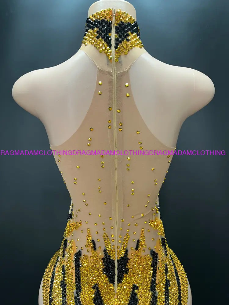 Diamond Espresso(Gold) One Pieces/Leotards