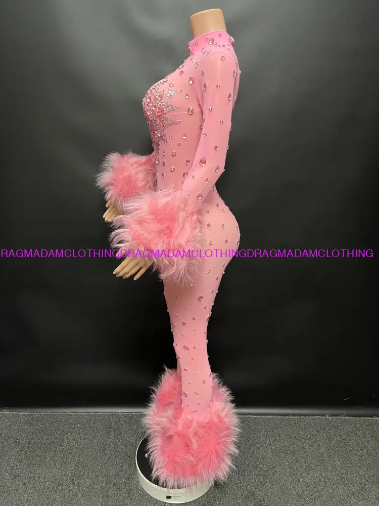 Diamond Goddess(Pink) Jumpsuits/Bodysuits