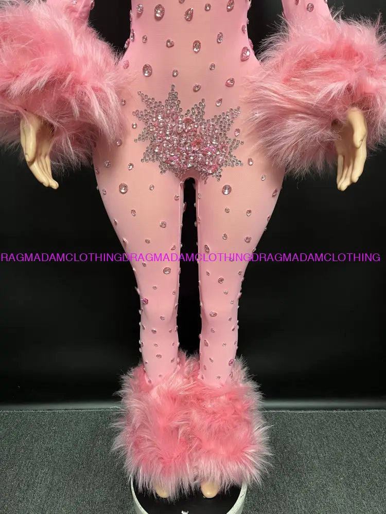 Diamond Goddess(Pink) Jumpsuits/Bodysuits