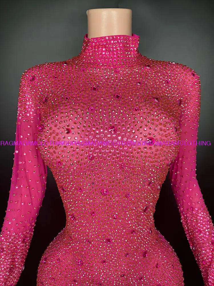 Diamond Kors(Pink) Jumpsuits/Bodysuits