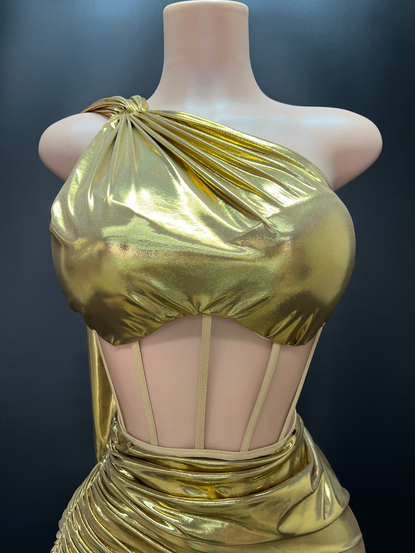 BILLIE GLAM DRESS(Gold)