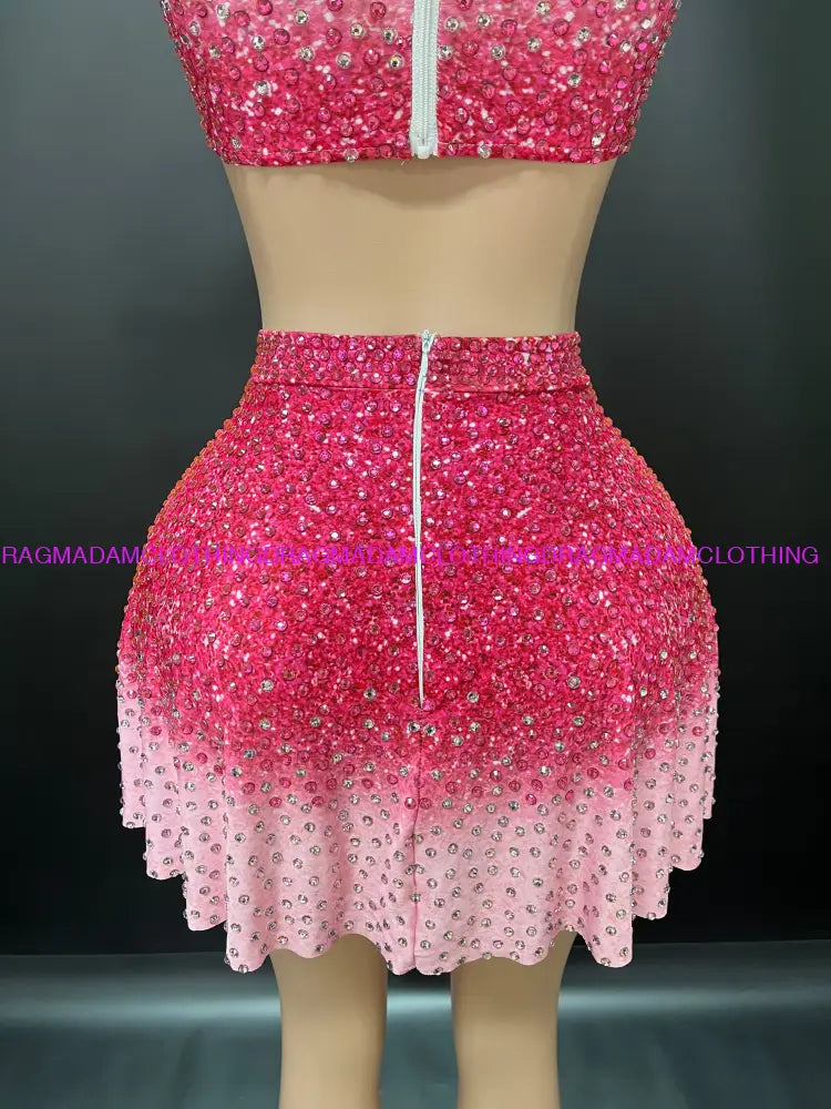 Enchanted (Pink) Skirt Set