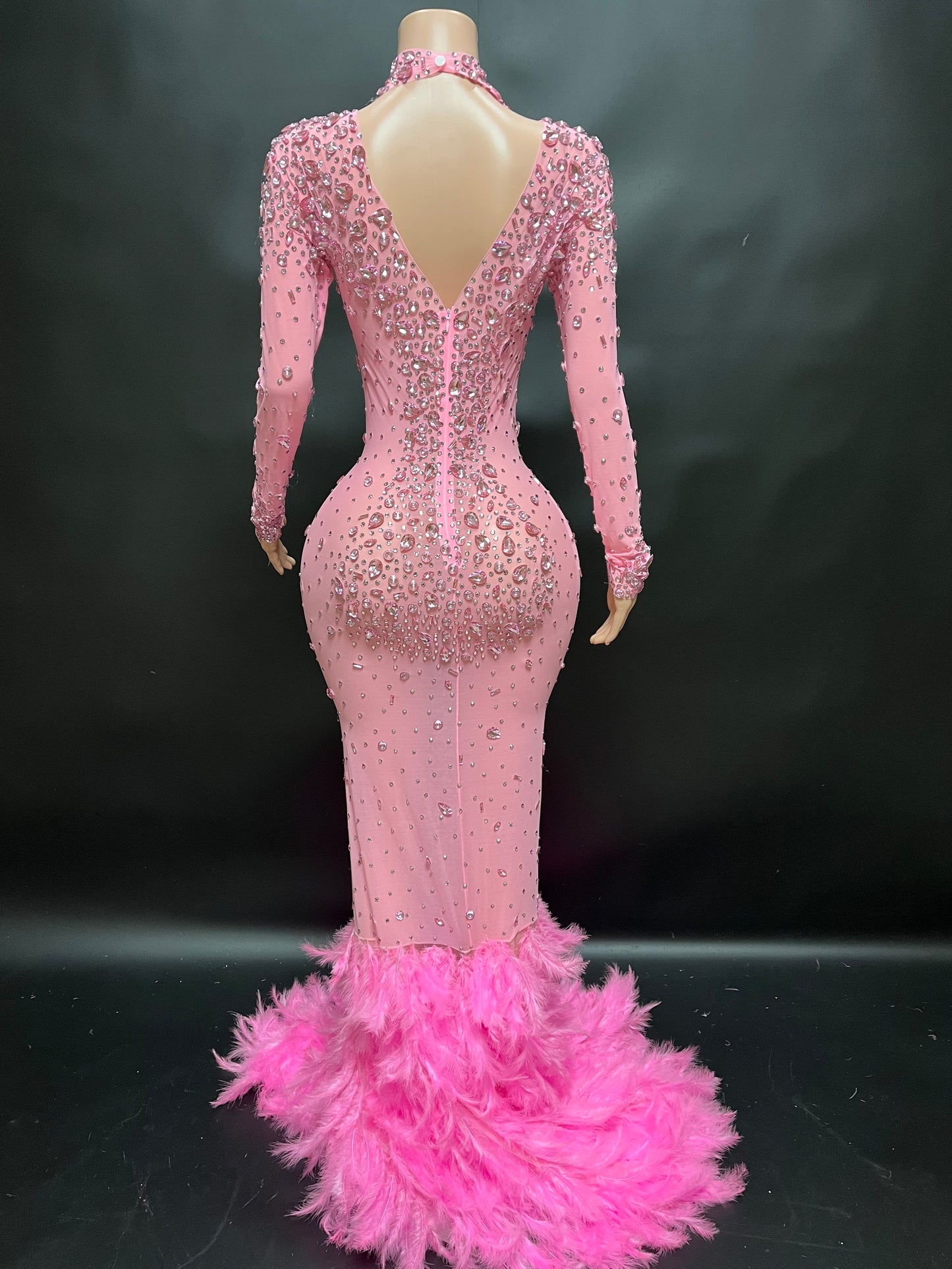 DIAMOND MONROE GOWN(Pink)