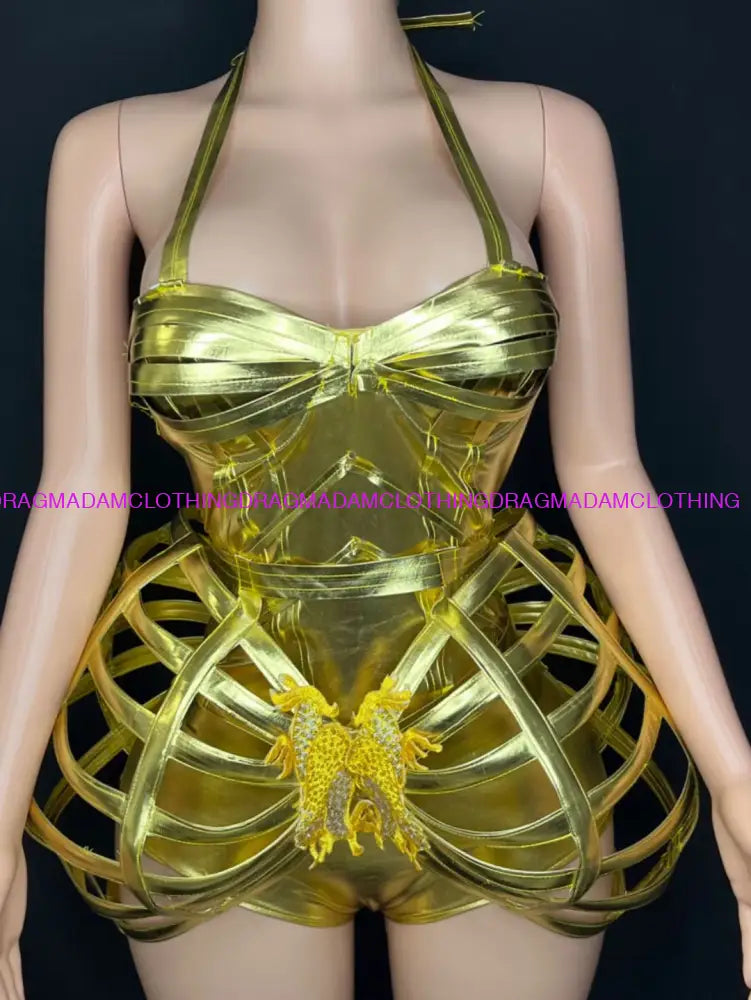 Gold Lantern Dress Costumes