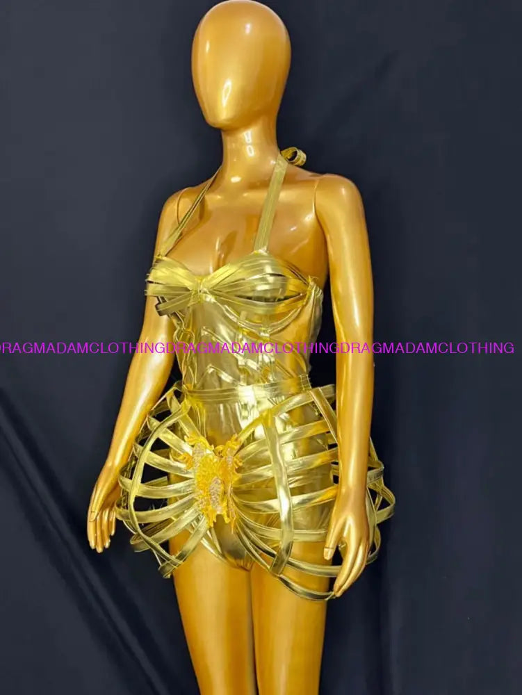 Gold Lantern Dress Costumes