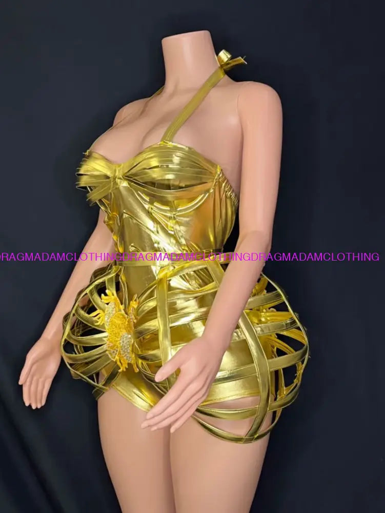 Gold Lantern Dress Costumes