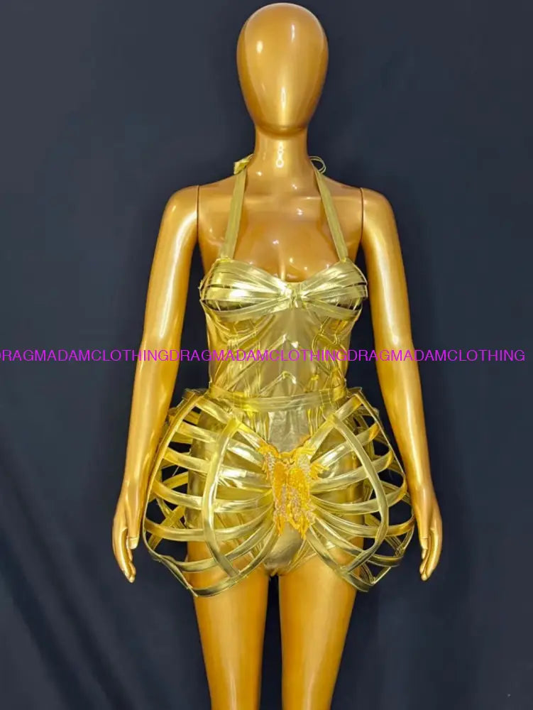 Gold Lantern Dress Costumes